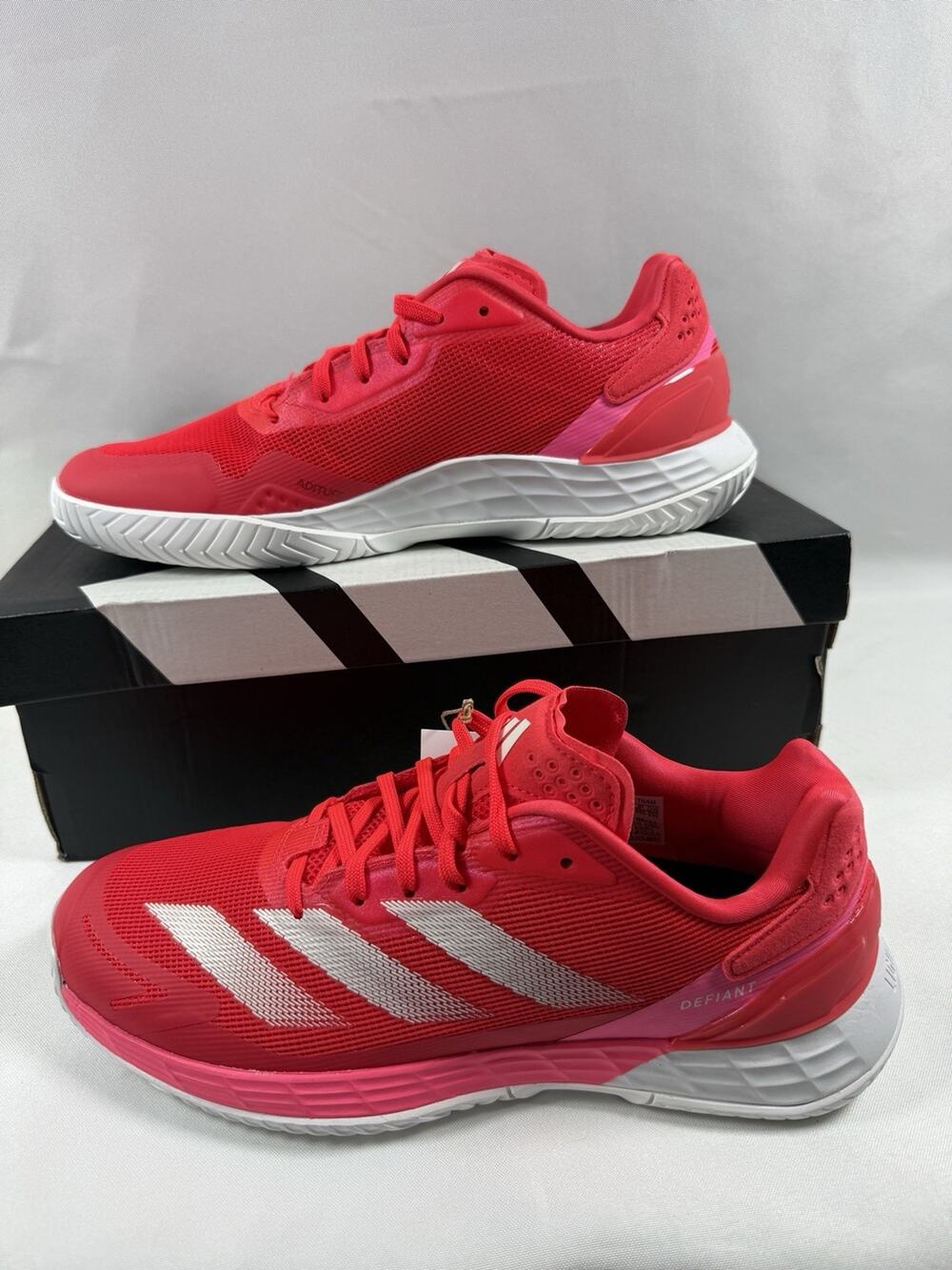 Adidas Defiant Speed 2 W Tennis Shoes Pink White Women’s 8.5 New